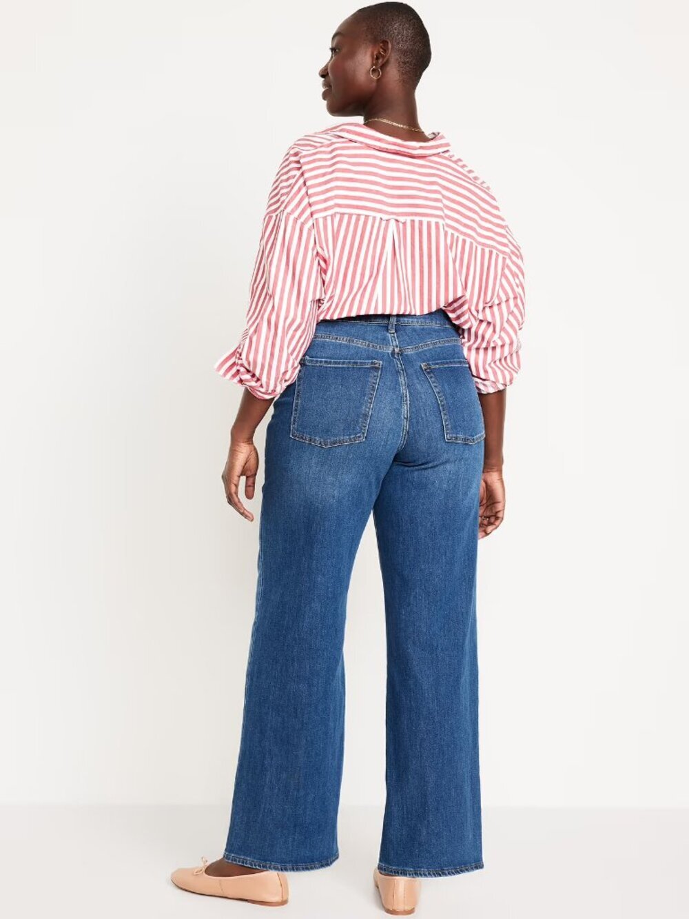 ππ NWT Old Navy High-Waisted WOW Wide-Leg Jeans | Size 18 Short - Picture 4 of 8